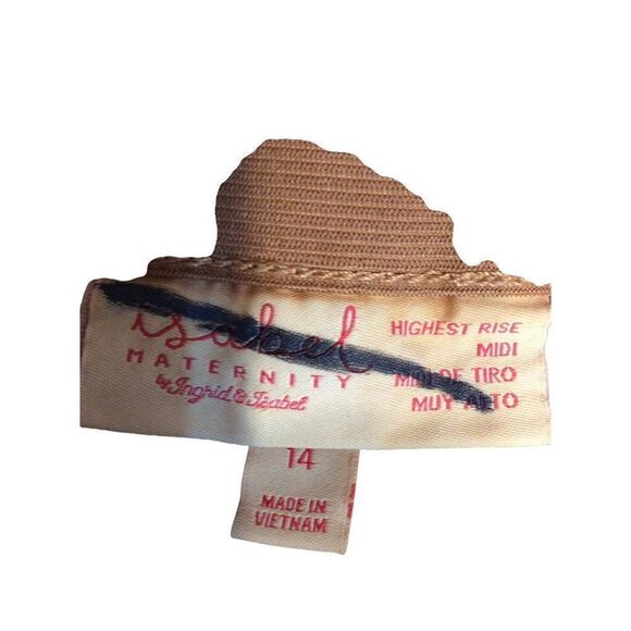 ISABEL Side Panels Short 14 Rust Cotton/Polyester/Spandex - Picture 3 of 4